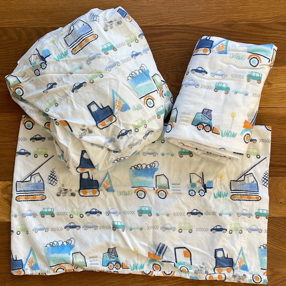 Pottery Barn Kids Flannel Bedding Set